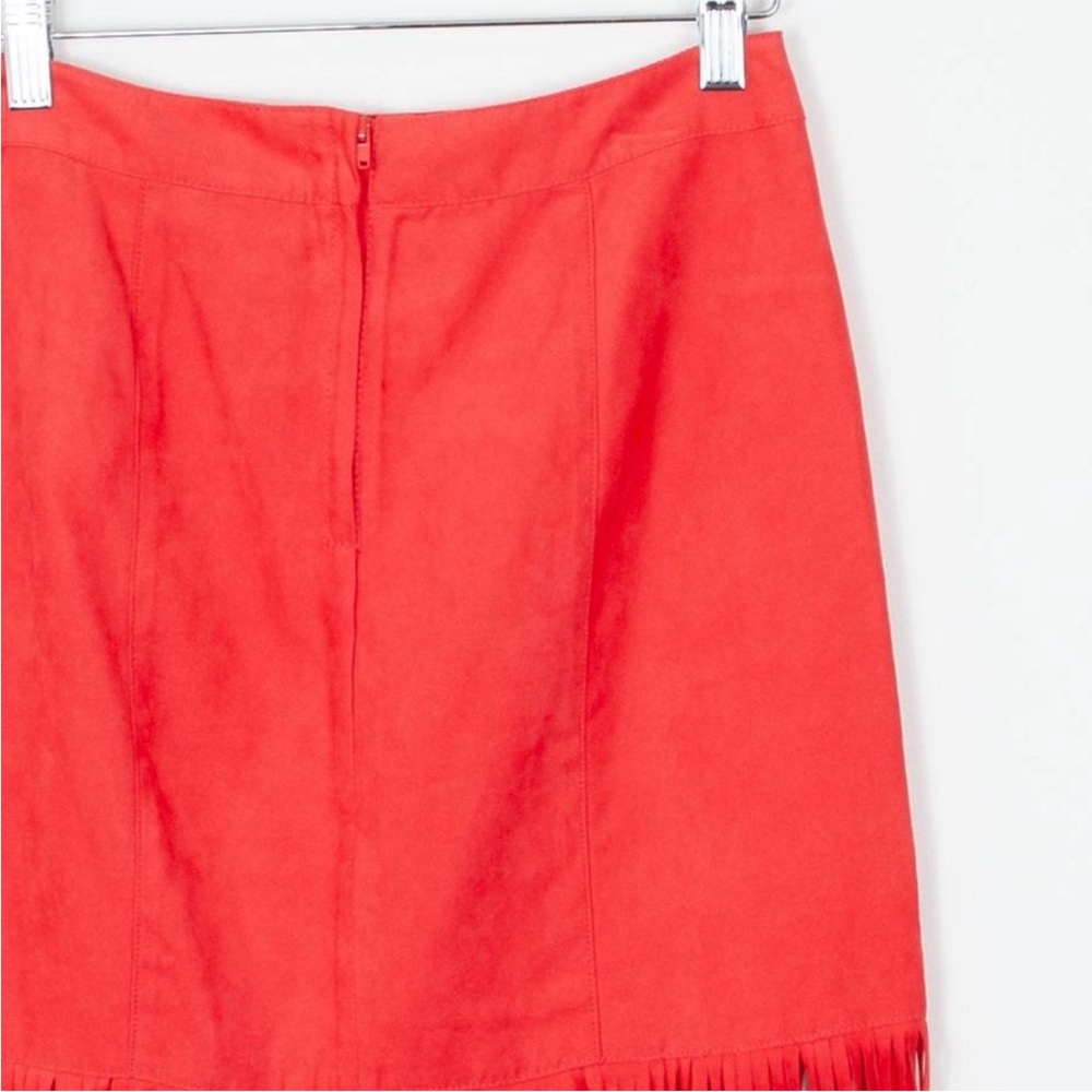 Brand: H&M ❤️ COACHELLA Official Collection -Red Fringe Midi Skirt - Picture 12 of 16